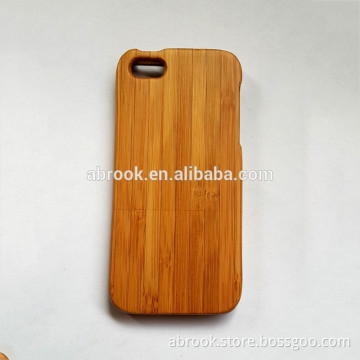 Handmade wood bamboo case for iphone 5c